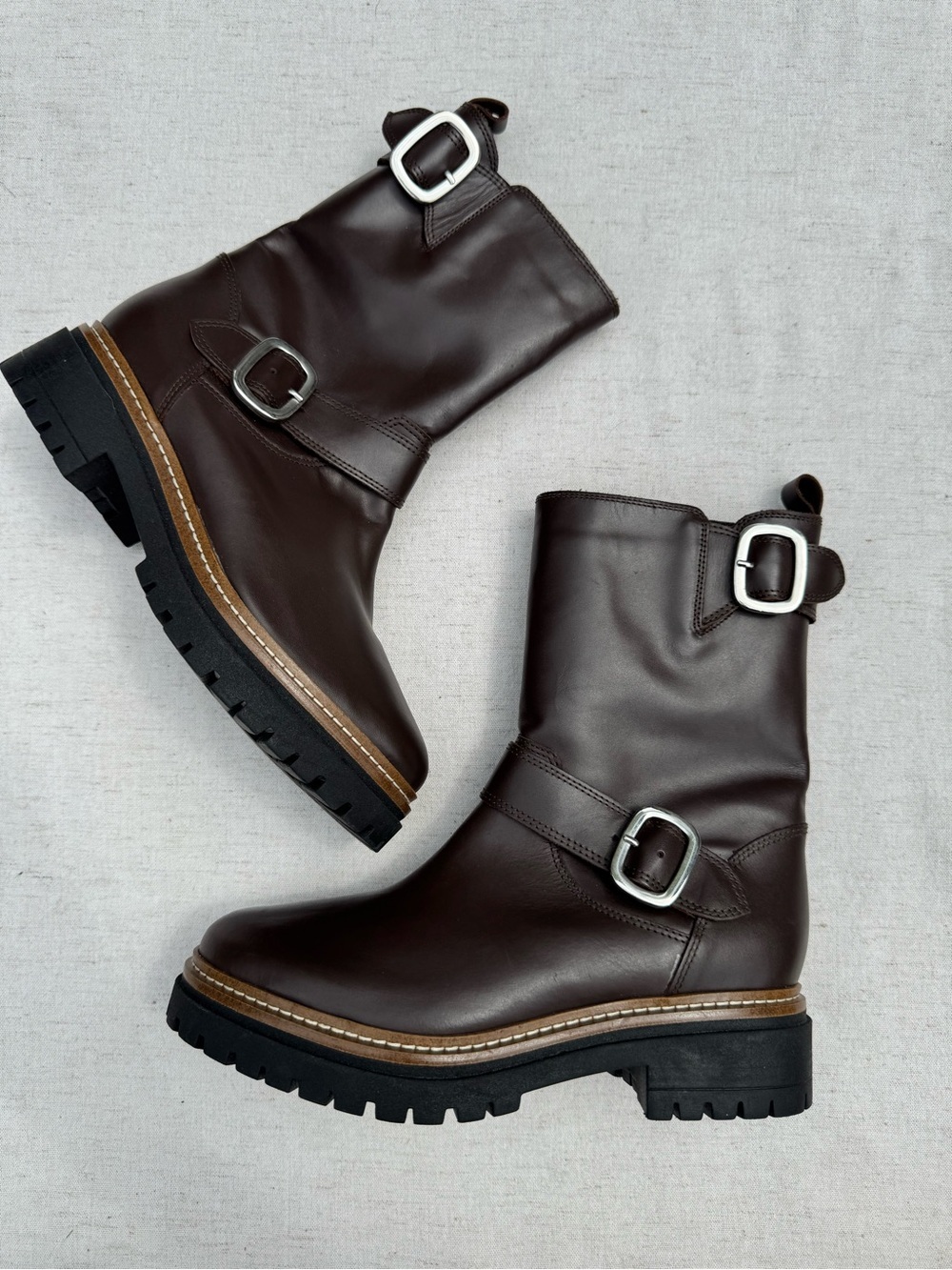 Fabianelli made in Italy mid-lug boots